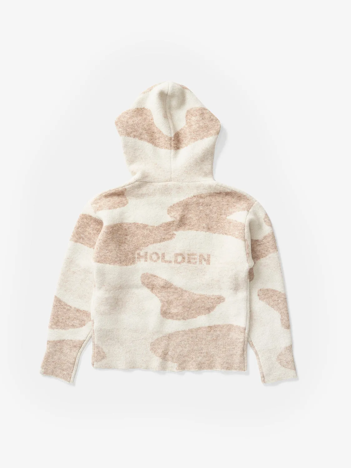 W CHALET HOODIE - Cream Camo