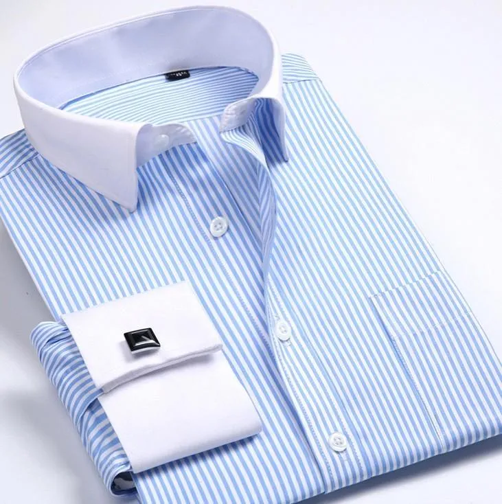 West Louis™ French Cufflinks Shirts