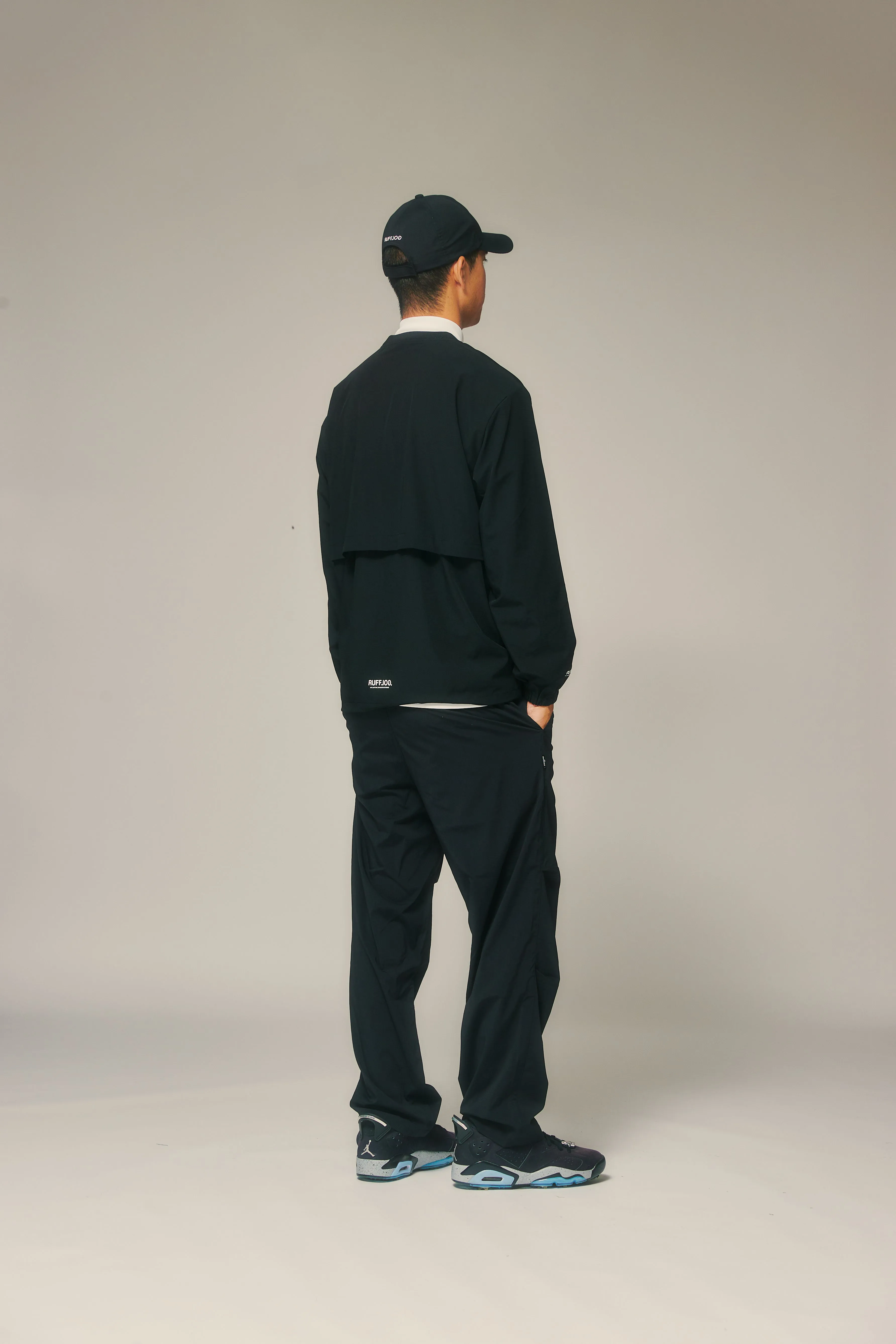 WIDE SLACKS BLACK