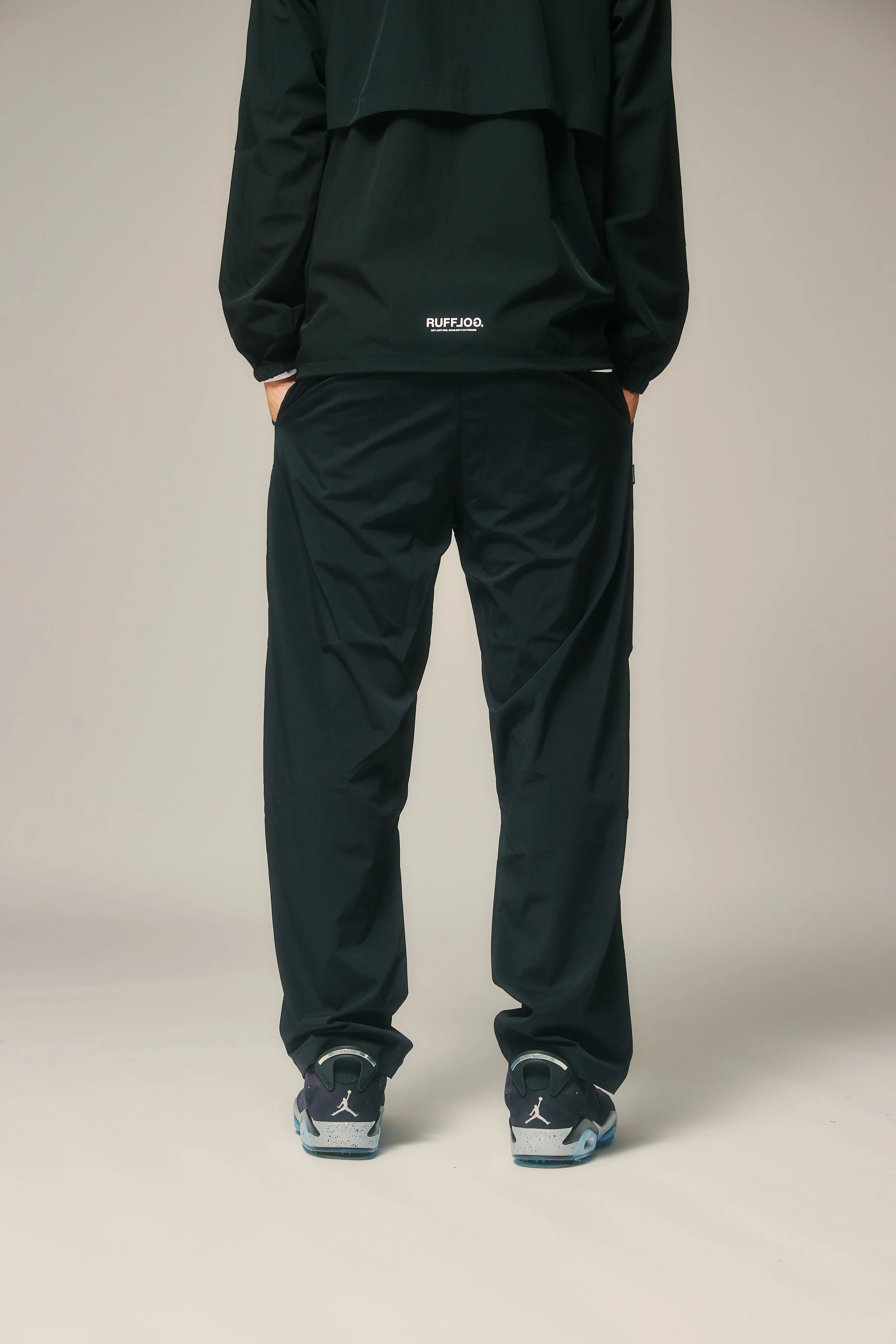 WIDE SLACKS BLACK