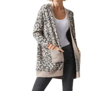 Wild Side Cardigan In Cookie