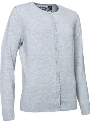 Women Ellerston Cardigan In Grey Melange
