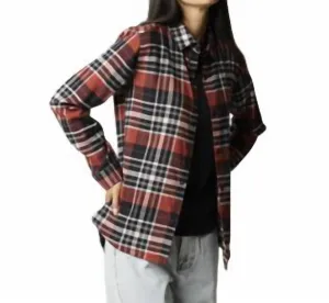 Women's Foxlover Stretch Flannel In Copper