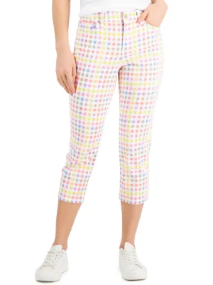 Women's Plaid Casual Pant,Multi