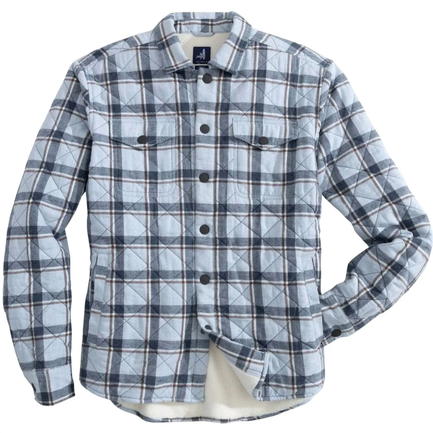 Woven Flannel Jacket In Maliblu