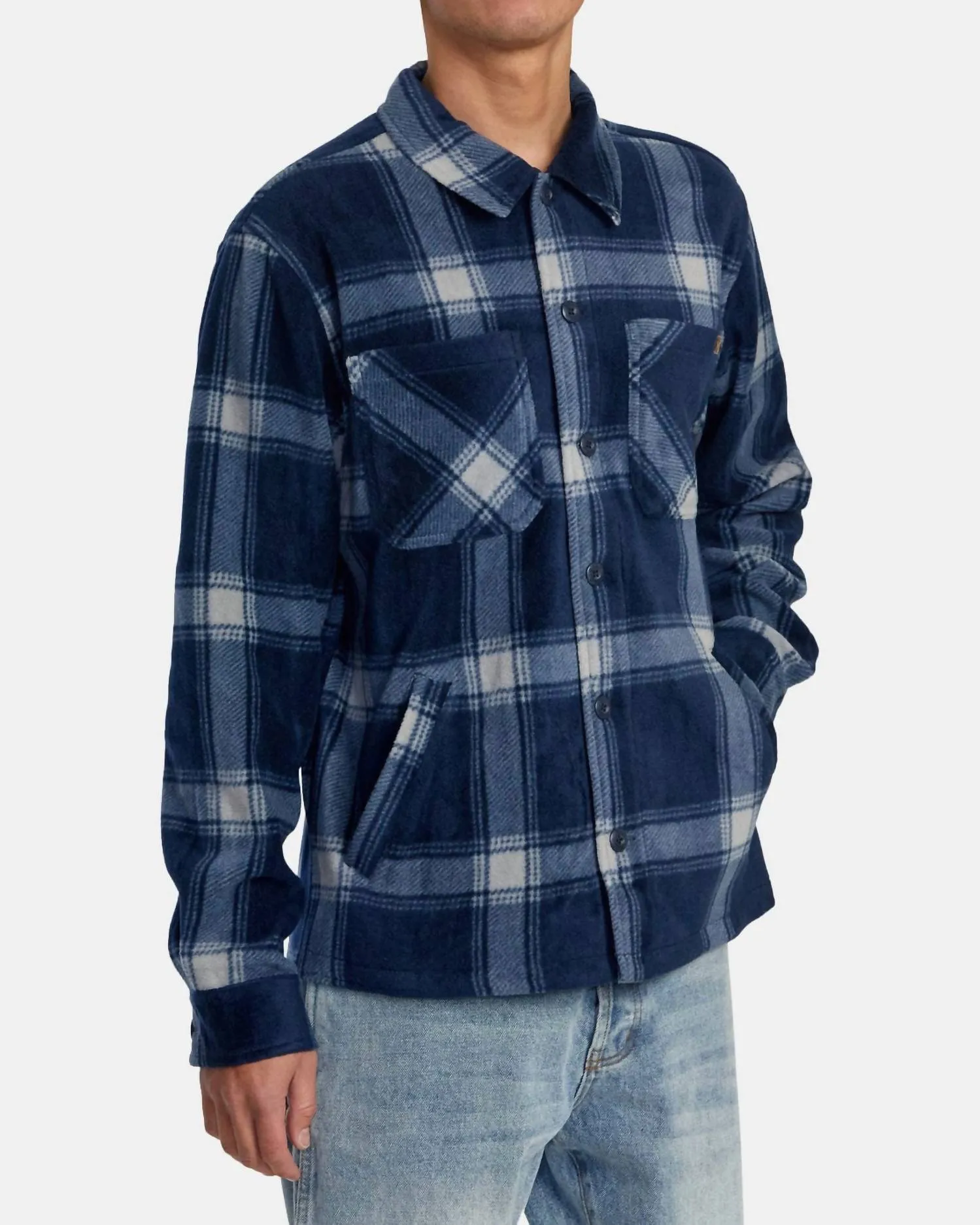 Yukon Fleece Shirt Jacke In Moody Blue