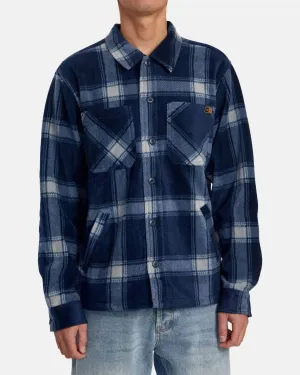Yukon Fleece Shirt Jacke In Moody Blue