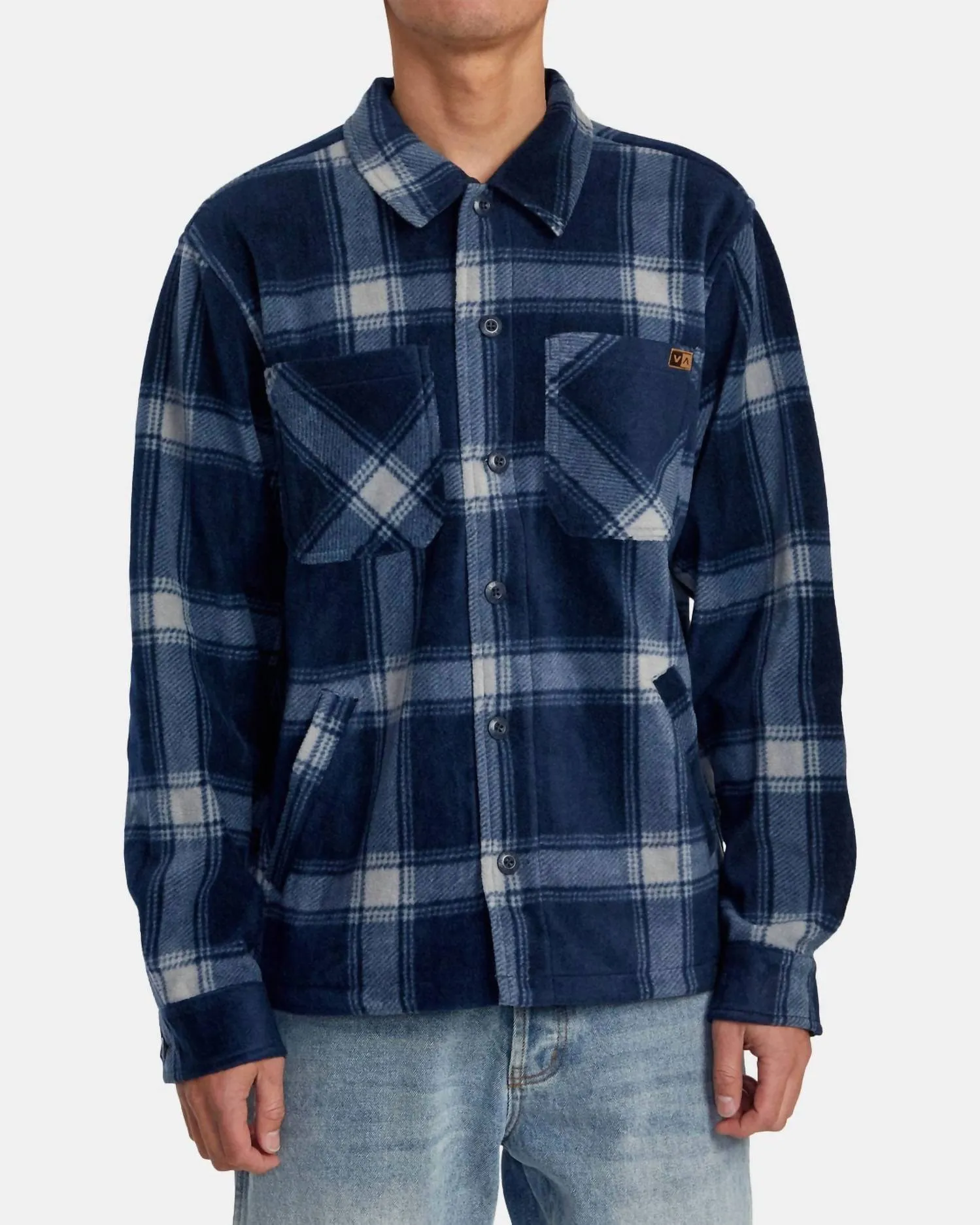 Yukon Fleece Shirt Jacke In Moody Blue
